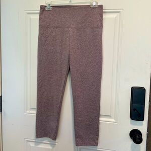 Zobha Purple crop Leggings